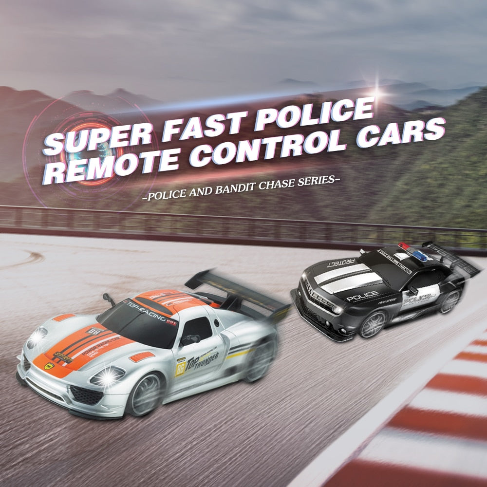 Police RC Car Remote Control Cars Toy