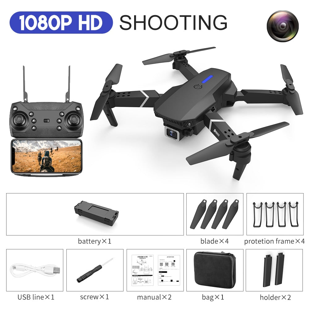 Drone With Wide Angle HD 4K 1080P Camera