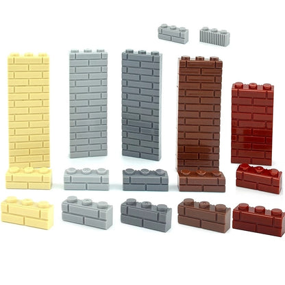 Thick Wall Figures Bricks Compatible Dots Building