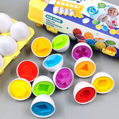 Montessori Smart Eggs 3D Puzzle Toys For Children