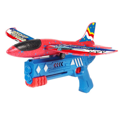 Foam Plane 10M Launcher Catapult Airplane Gun Toy