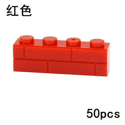 Thick Wall Figures Bricks Compatible Dots Building