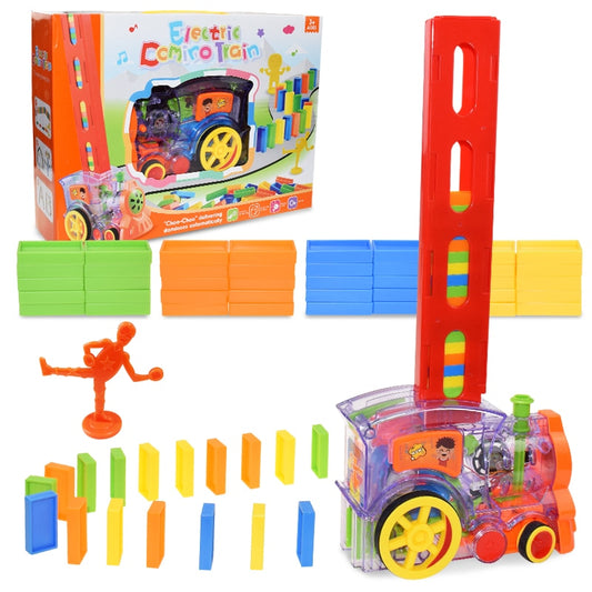 Kids Domino Train Car Set Domino Brick