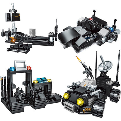 Police Station Car Building Blocks