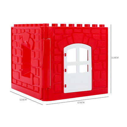 Big Building Blocks Dolls Home Roof Wall