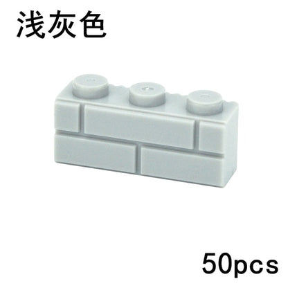 Thick Wall Figures Bricks Compatible Dots Building