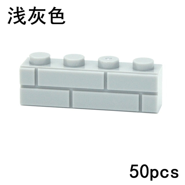 Thick Wall Figures Bricks Compatible Dots Building