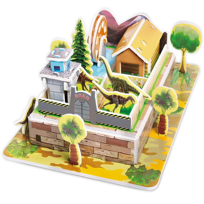 Kids 3D Stereo Puzzle Cartoon House