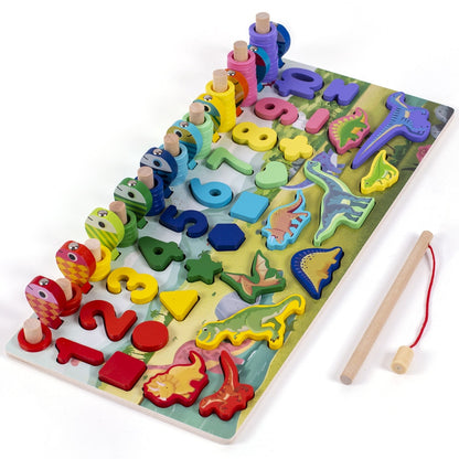 Montessori Educational Wooden Math Toys Children