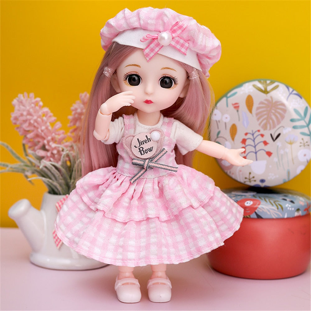 16cm Princess BJD Doll with Clothes and Shoes