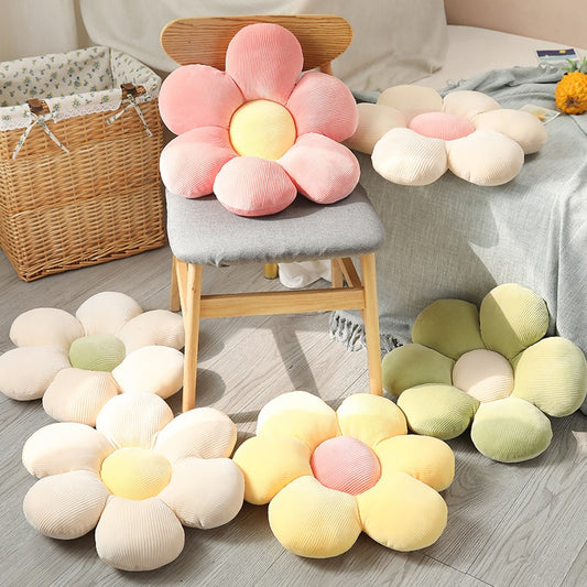 Beautiful Colorful Flower Plush Pillow Toy