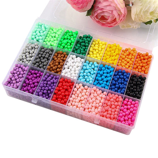 Water spray beads 24 colors Refill Beads puzzle