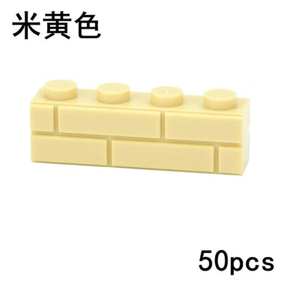 Thick Wall Figures Bricks Compatible Dots Building