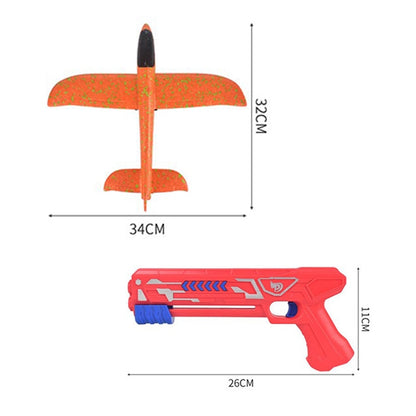 Foam Plane Glider Hand Throw Launcher Guns