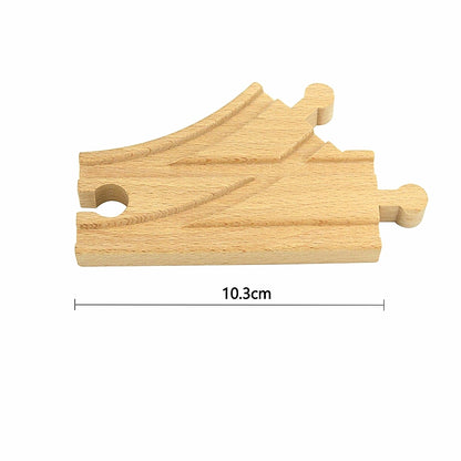 Wooden Track Railway Toys Beech Train