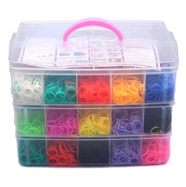 Rubber Bands Loom DIY Weaving Tool Box