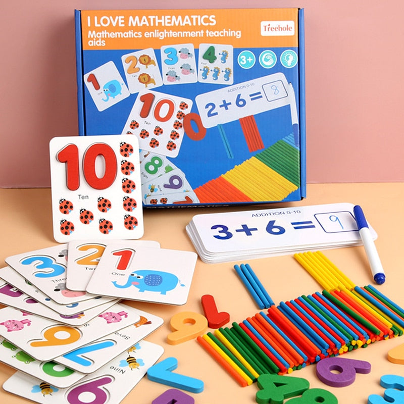 Montessori Math Toys For Children Kids