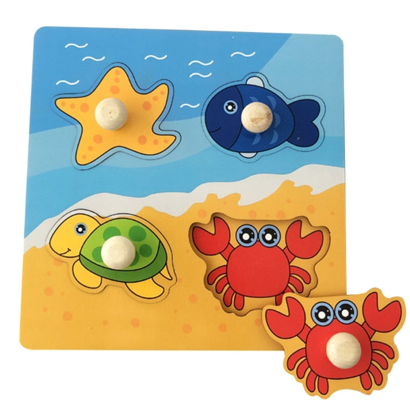 Animal Wooden Sorters Puzzle For Kids