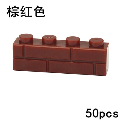 Thick Wall Figures Bricks Compatible Dots Building