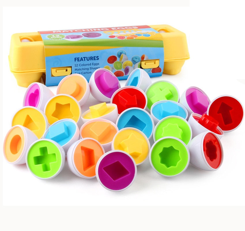 Baby Montessori Toys Egg Puzzle Games Kids Toys