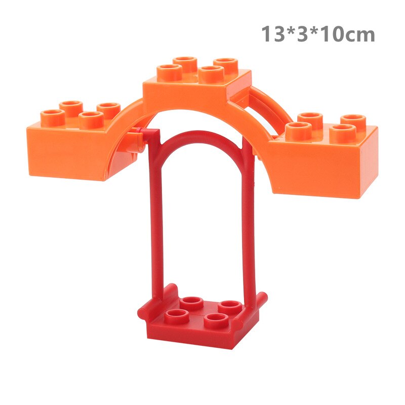 Big Building Blocks Compatible Slide Swing Seesaw