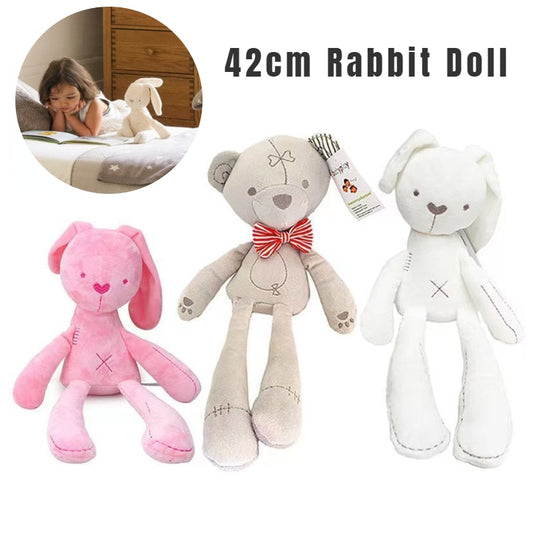 42CM Cute Rabbit Bear Doll Baby Soft Plush Toys