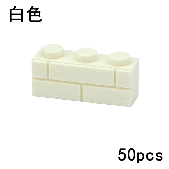 Thick Wall Figures Bricks Compatible Dots Building