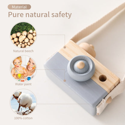 Let Make Wooden Baby Toys Fashion Camera