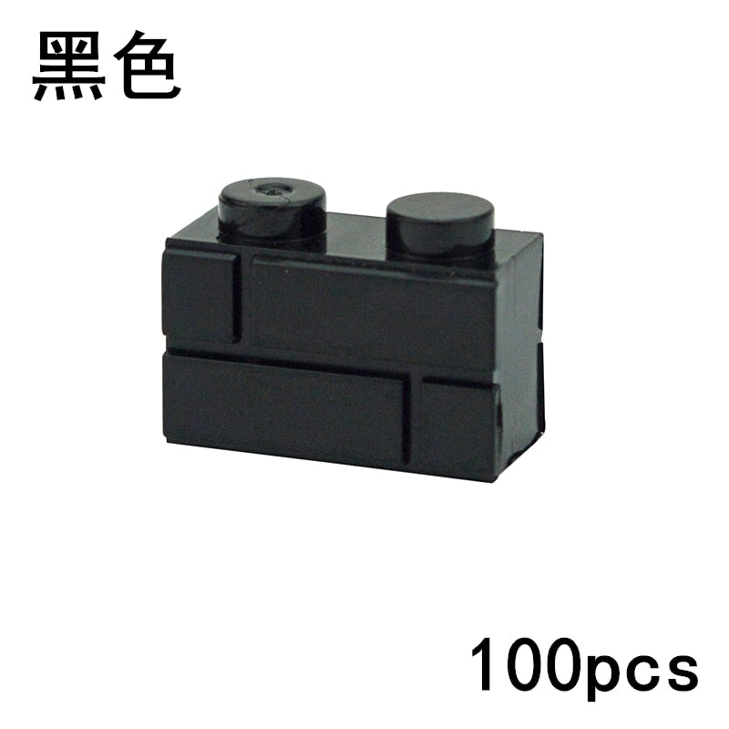 Thick Wall Figures Bricks Compatible Dots Building