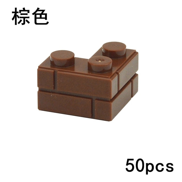 Thick Wall Figures Bricks Compatible Dots Building