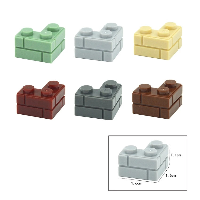 Thick Wall Figures Bricks Compatible Dots Building