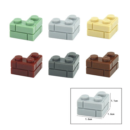 Thick Wall Figures Bricks Compatible Dots Building