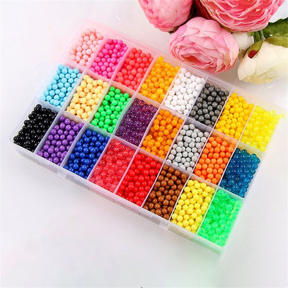 Water spray beads 24 colors Refill Beads puzzle