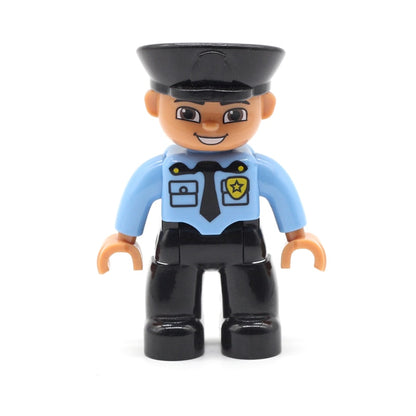 Big Size Action Figures City Princess Policemen Building Block