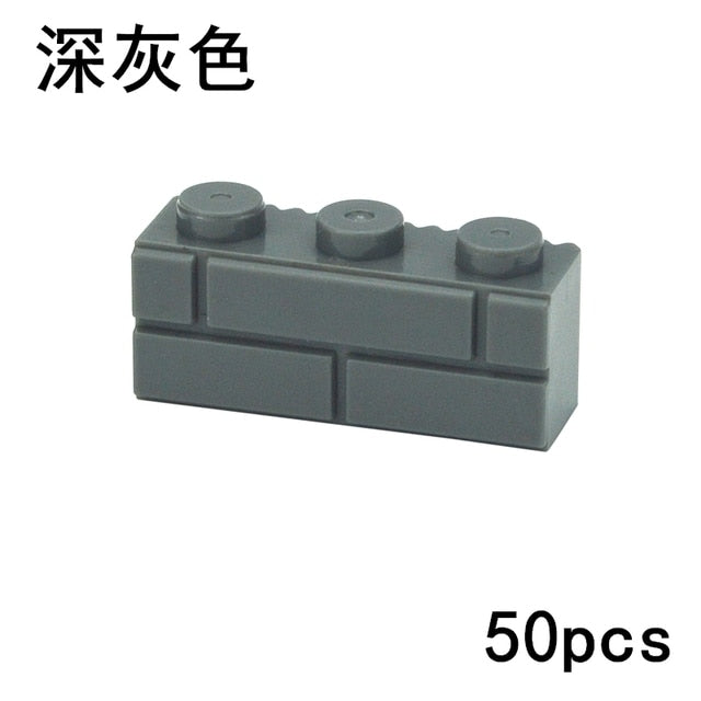 Thick Wall Figures Bricks Compatible Dots Building