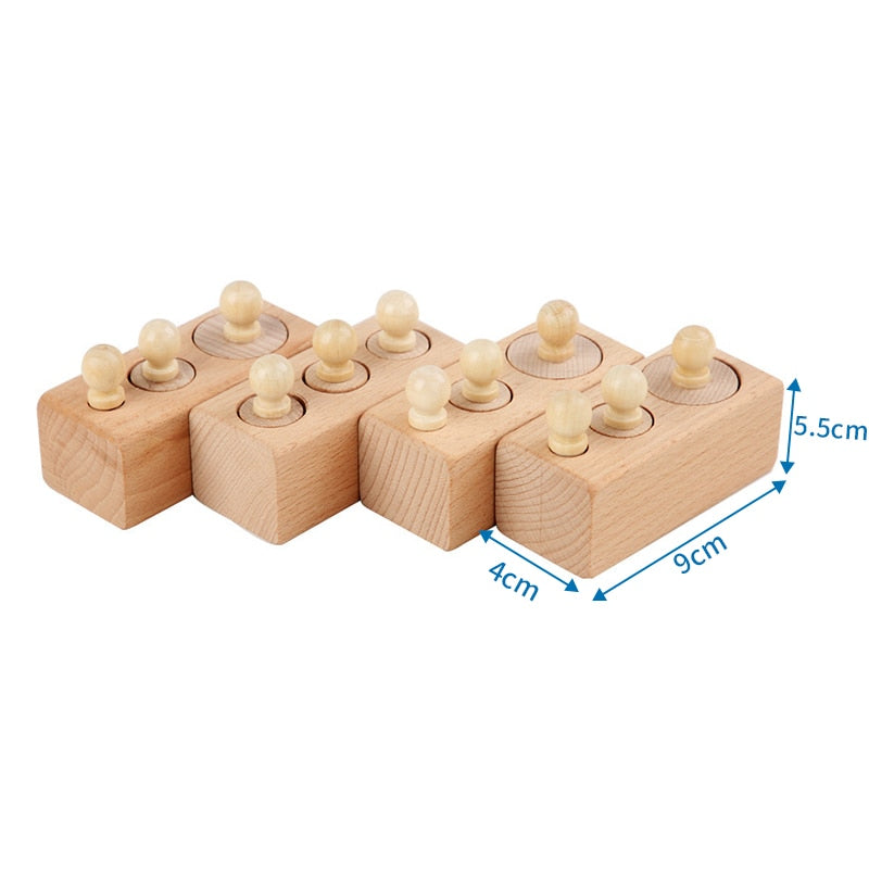 Montessori Cylinder Socket Puzzles Toy