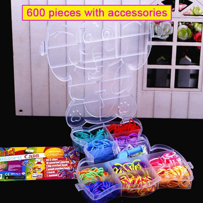 Rubber Bands Loom DIY Weaving Tool Box