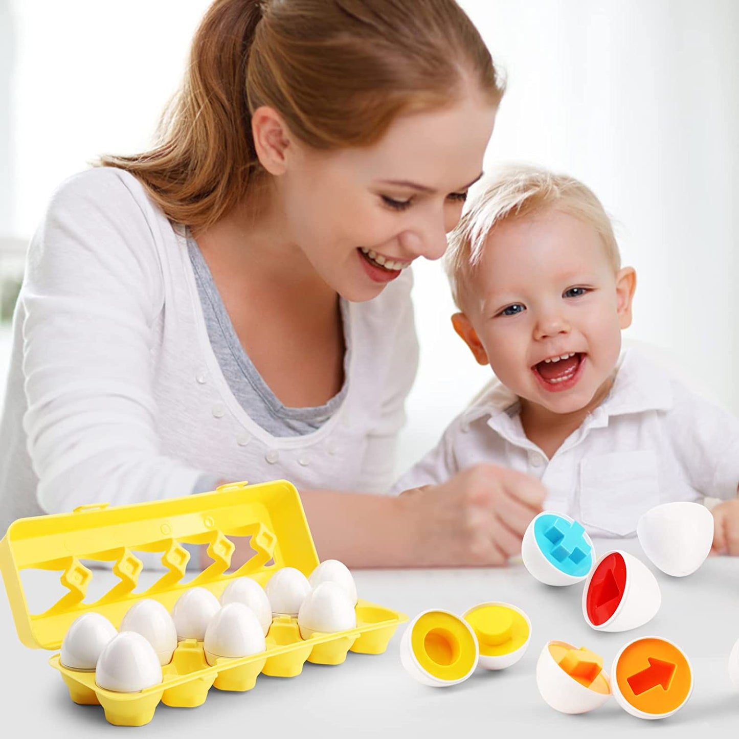 Baby Montessori Toys Egg Puzzle Games Kids Toys