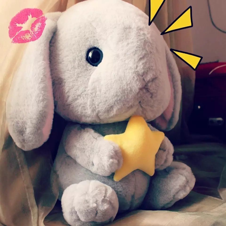 Cute Stuffed Rabbit Plush Toy Soft Toys cushion