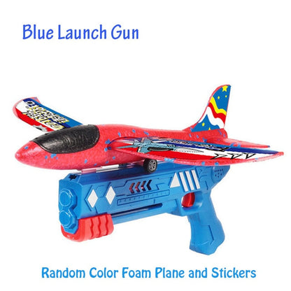 Foam Plane 10M Launcher Catapult Airplane Gun Toy