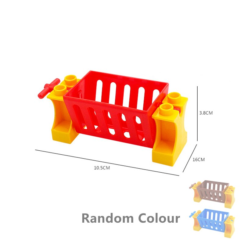 Big Building Blocks Compatible Slide Swing Seesaw