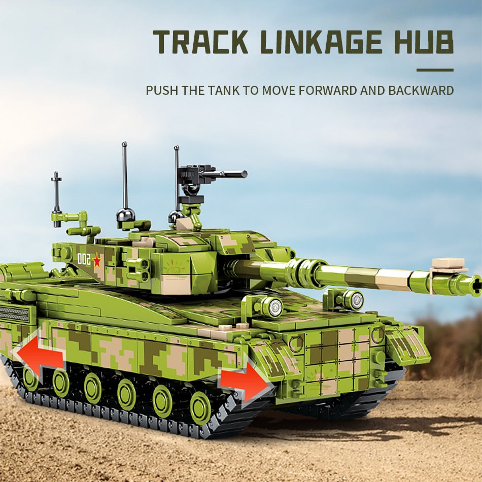 Military Weapon Tank Model Building Blocks