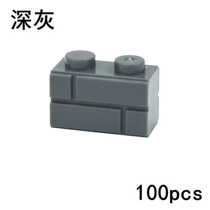 Thick Wall Figures Bricks Compatible Dots Building