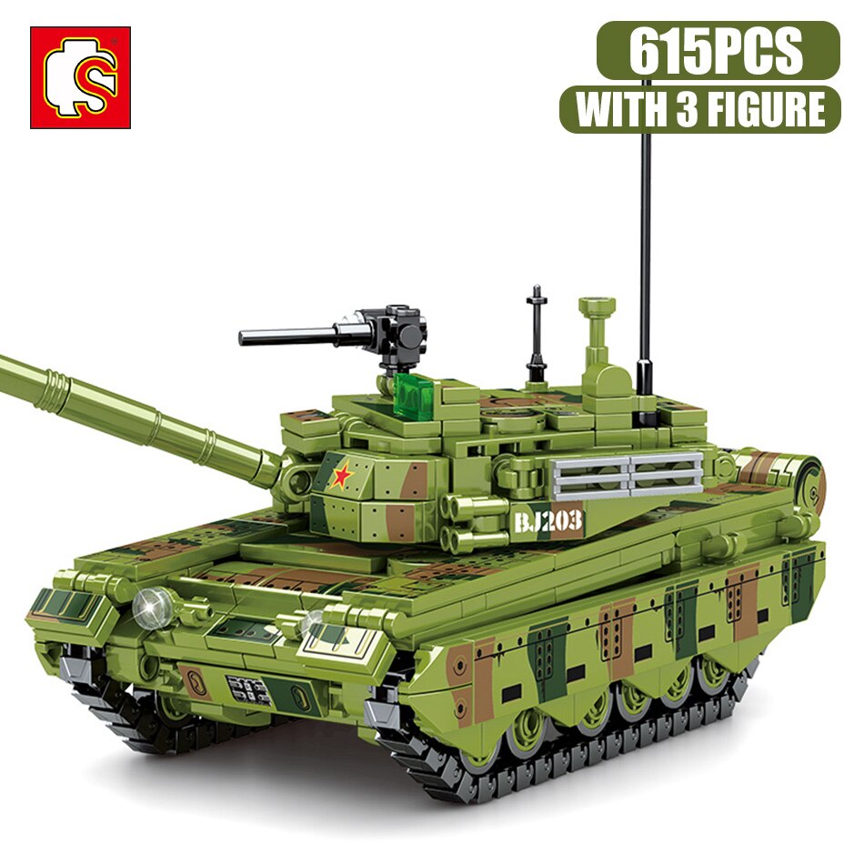 Model Tank Diy Blocks Military Weapon Tank Model Building Blocks – Children Toys Store