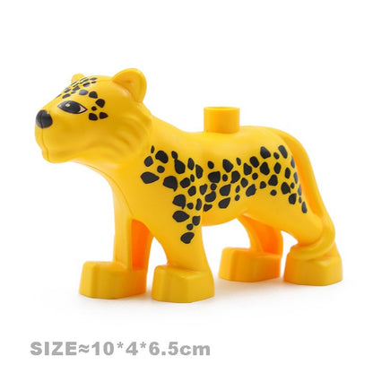 Building Blocks Cat Dog Pig Rabbit Model Accessories