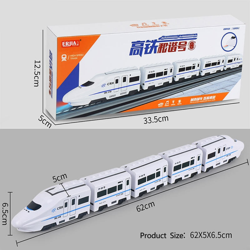 Simulation High Speed Railway Train Toy