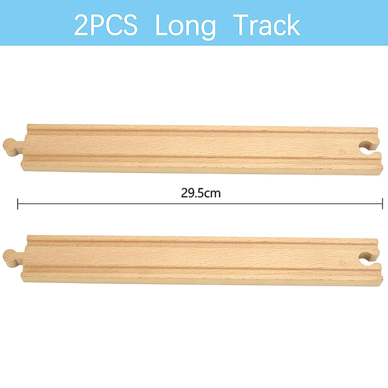 Wooden Track Railway Toys Beech Train