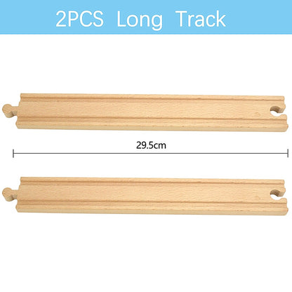 Wooden Track Railway Toys Beech Train