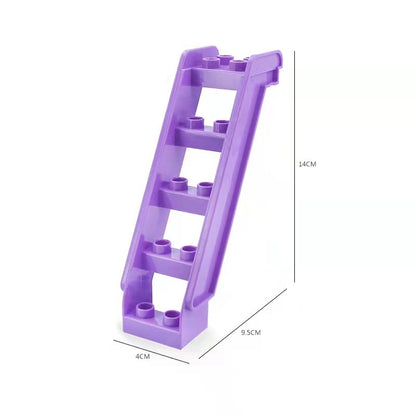 Big Building Blocks Compatible Slide Swing Seesaw