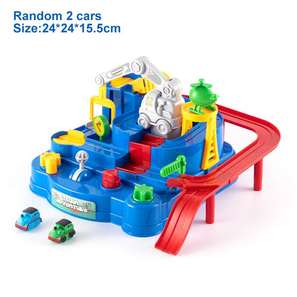 Racing Rail Car Trains Track Educational Toys